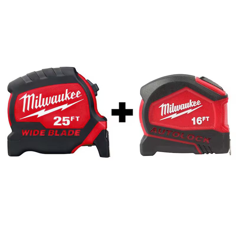 25 ft. Tape Measure with 16 ft. Auto Lock Tape Measure O228847
