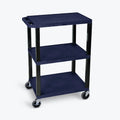 Navy Blue 3 Shelf Utility Cart K8717