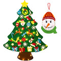 3ft DIY Felt Christmas Tree Set + Snowman Advent Calendar R100217