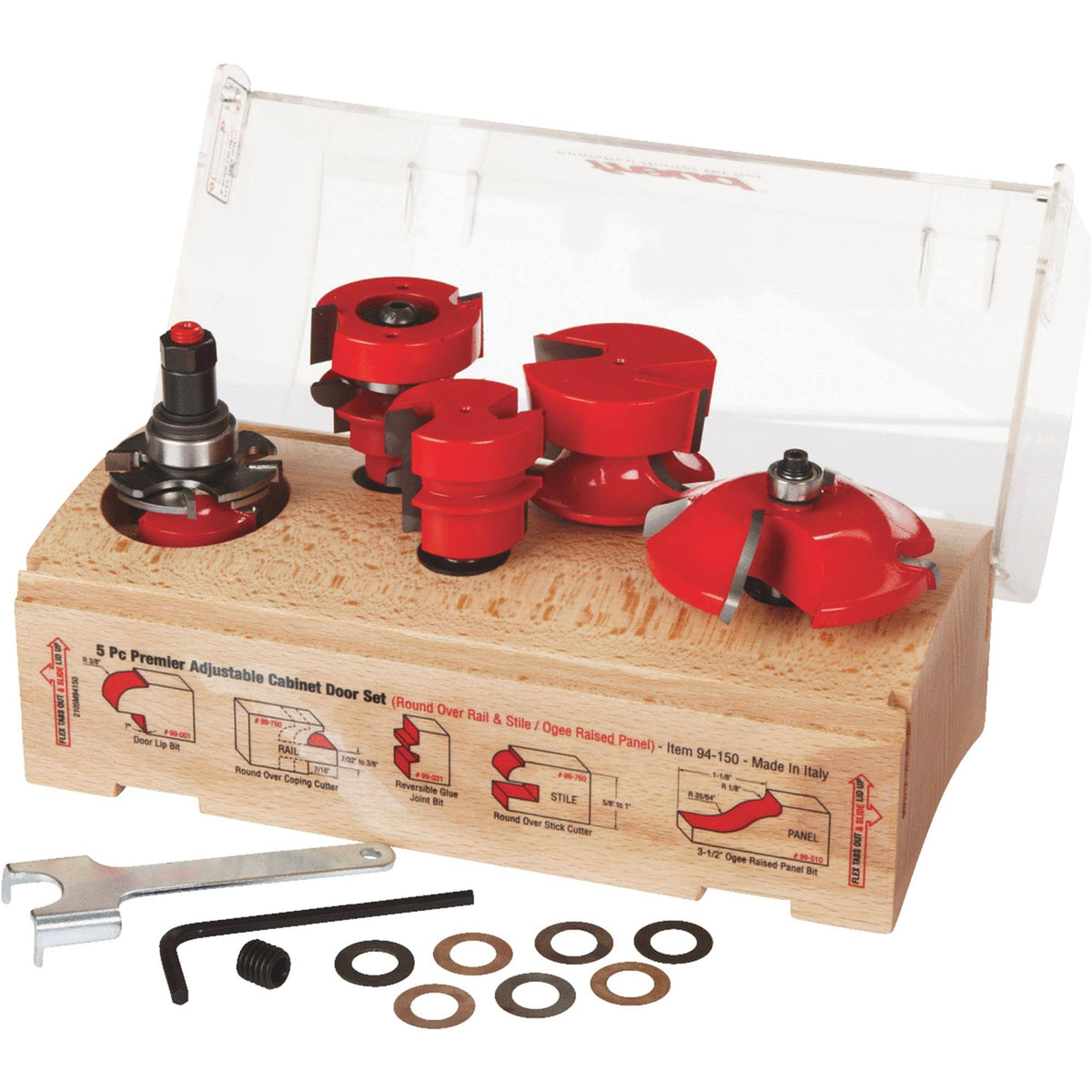 5 Piece Adjustable Cabinet Bit Set G779