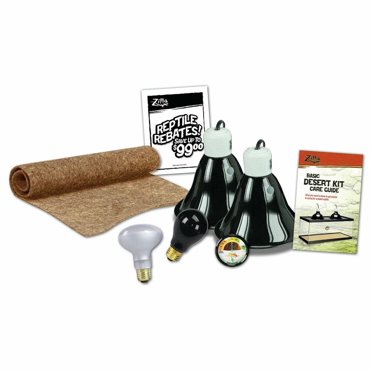 Desert Reptile Starter Kit with Light and Heat M82012