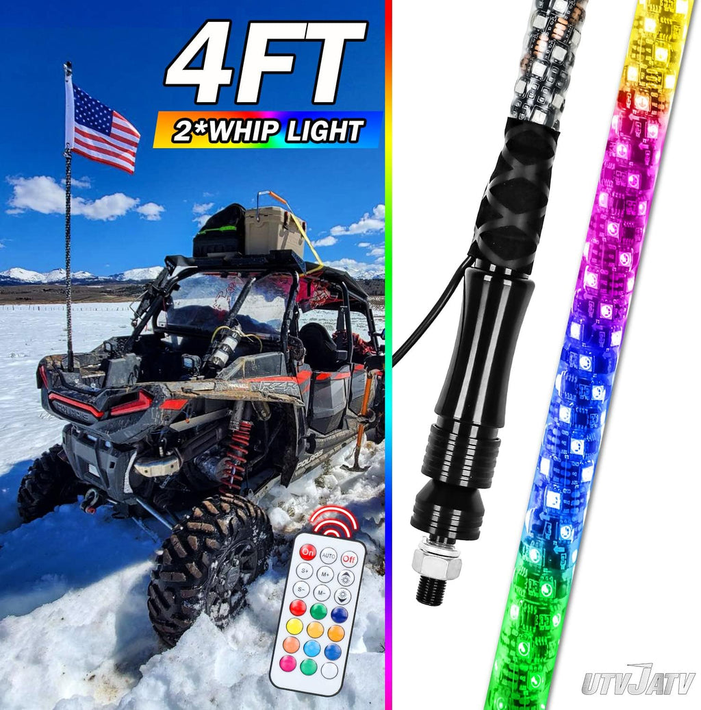 Spiral LED RGB Whip Lights 5ft P11728