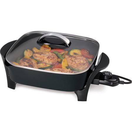 12-Inch Electric Skillet with Glass Cover Z898