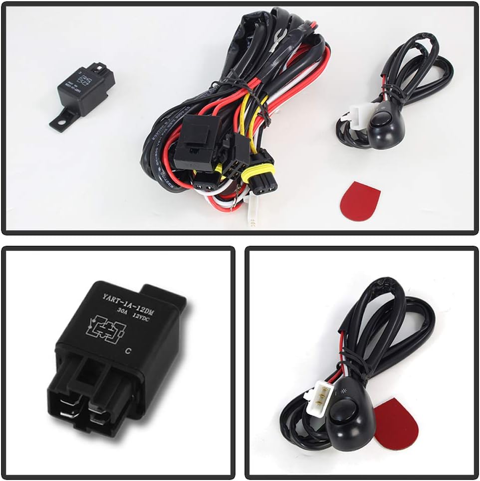 Smoked Bumper Driving Lamps Fog Lights Assembly Q882054