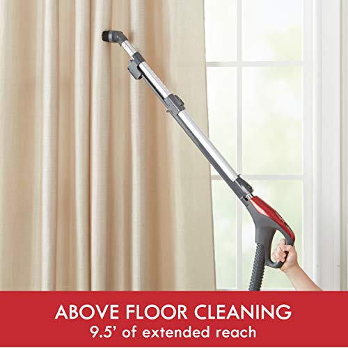 Lightweight Bagged Canister Vacuum Cleaner with HEPA and 4 Cleaning Tools K335527