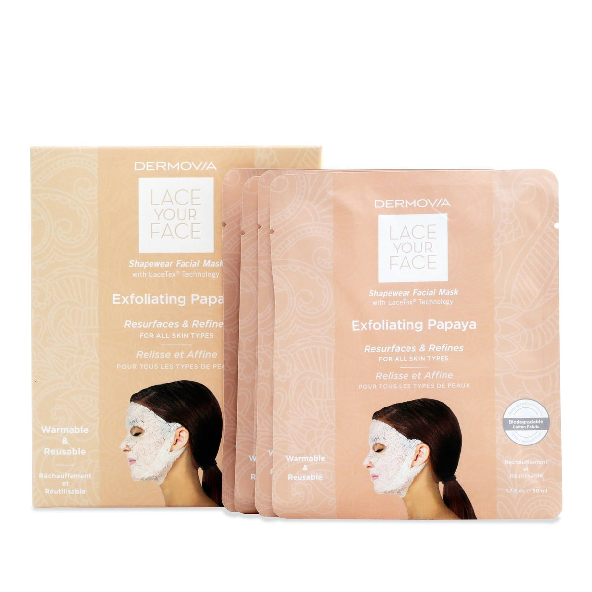 Exfoliating Papaya Facial Mask 4 Pack Y94086