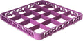 16 Compartment Divided Glass Rack Extender, Lavender, Pack of 2 S6425