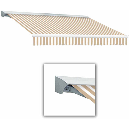 Motorized Retractable Awning with Hood Left Motor with Remote P570373