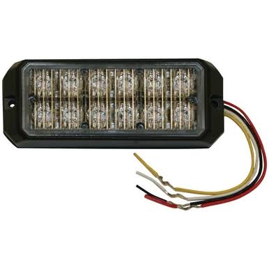 Amber Rectangular LED Strobe Light U592964