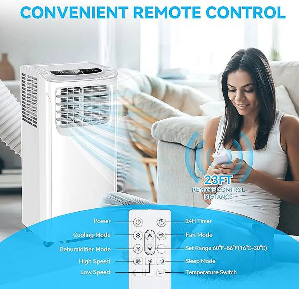 Portable Air Conditioners 8500 BTU White A38592