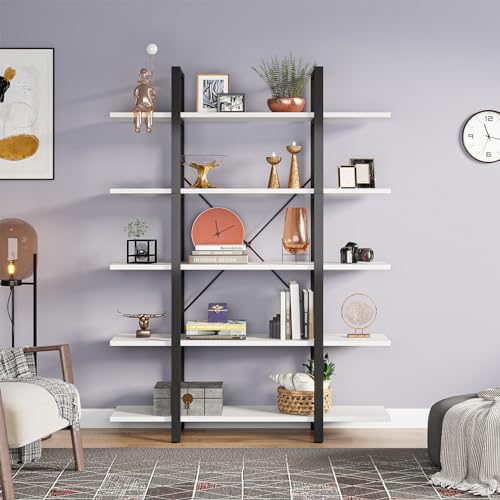 5-Tier Black Bookshelf K10308