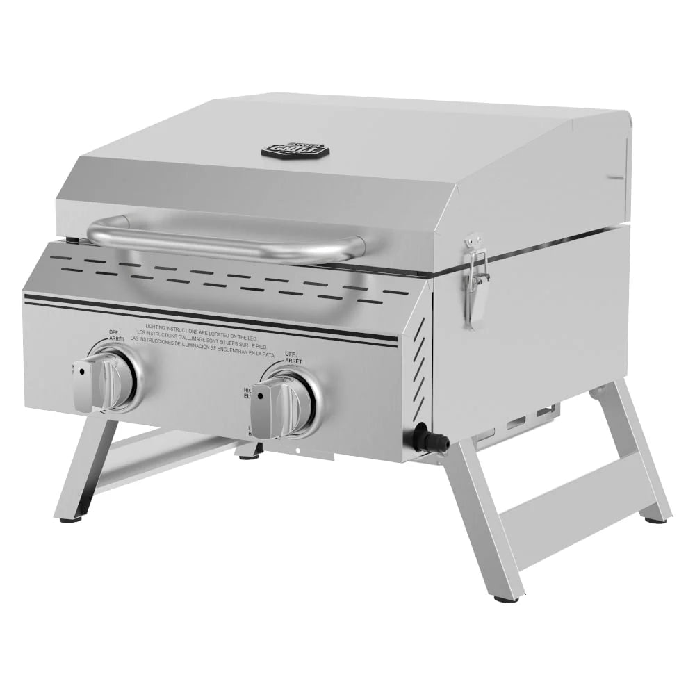 2 Burner Stainless Steel Propane Gas Grill Z115615