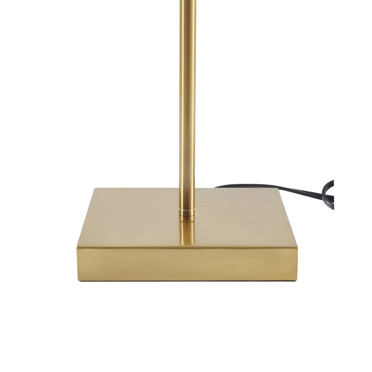 Brass Table Lamp with Pleated Shade P8654