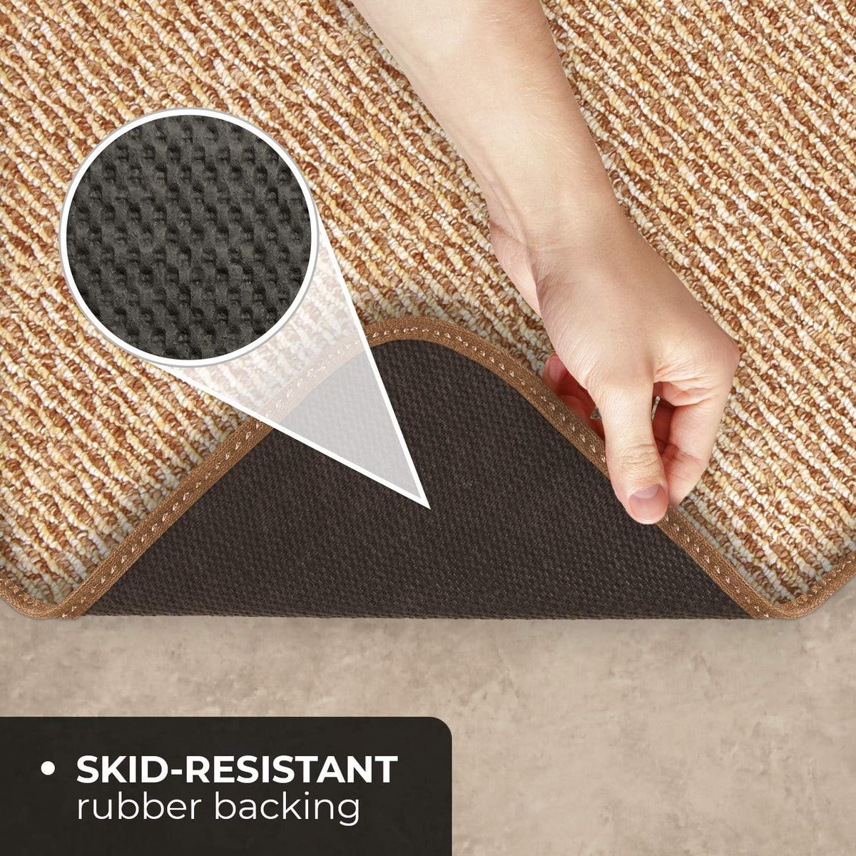 Skid-Resistant Carpet Runner 10 Feet X 27 Inches V6296