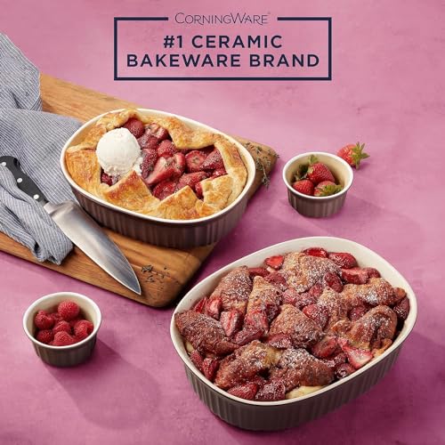 10-Piece Ceramic Bakeware Set with Lids K64491