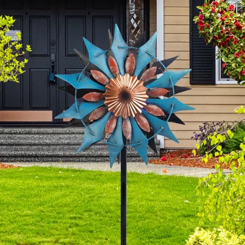 13.4" x 66" Metal Kinetic Wind Spinner S66026