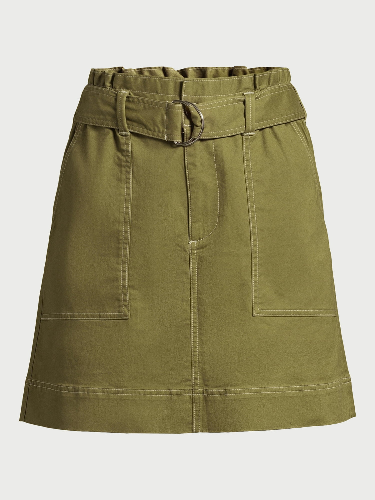 Women’s Paperbag Waist Mini Skirt D1432