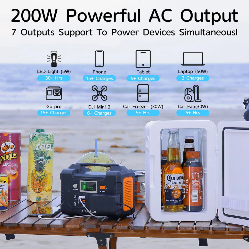200W Portable Power Station L9875