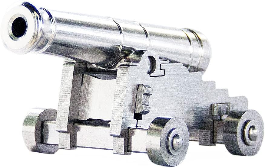 Mini Cannon Stainless Steel Model Pack of 2 T1555