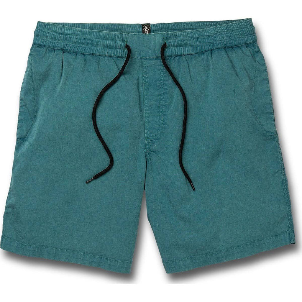 Blue Elastic Waist Shorts V7027