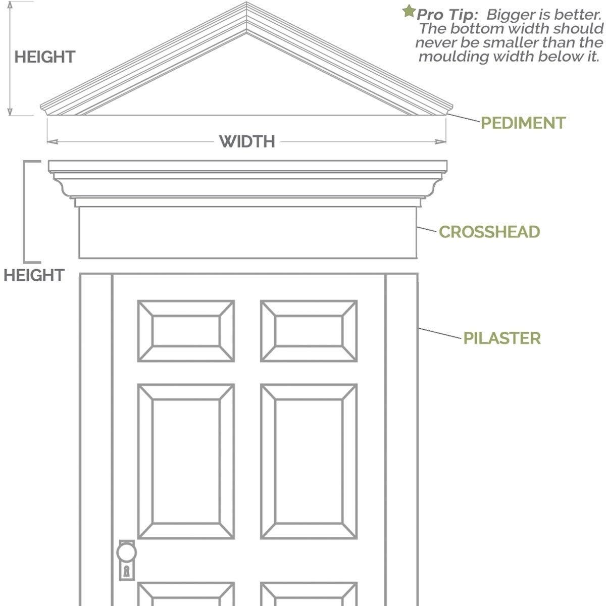 Fluted Pilaster with Attached Plinth R666327