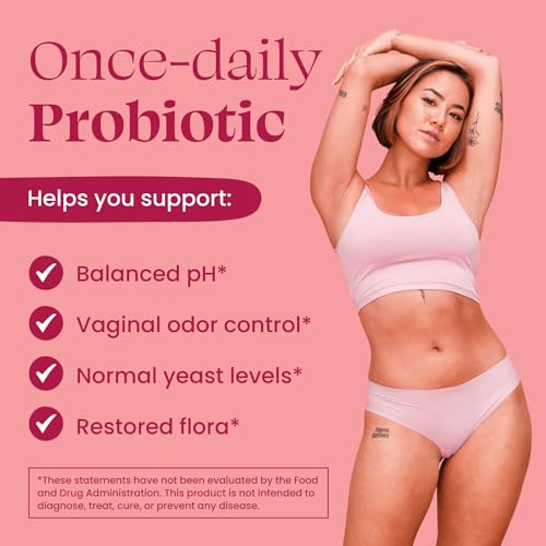 60 Capsules Vaginal Probiotics with Prebiotics and Cranberry Extract H635