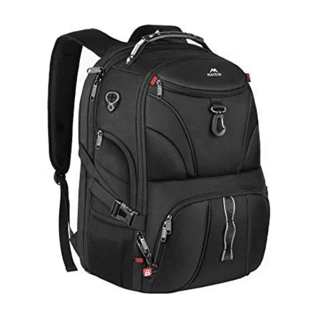 Black 45L Anti-Theft Travel Laptop Backpack V7266