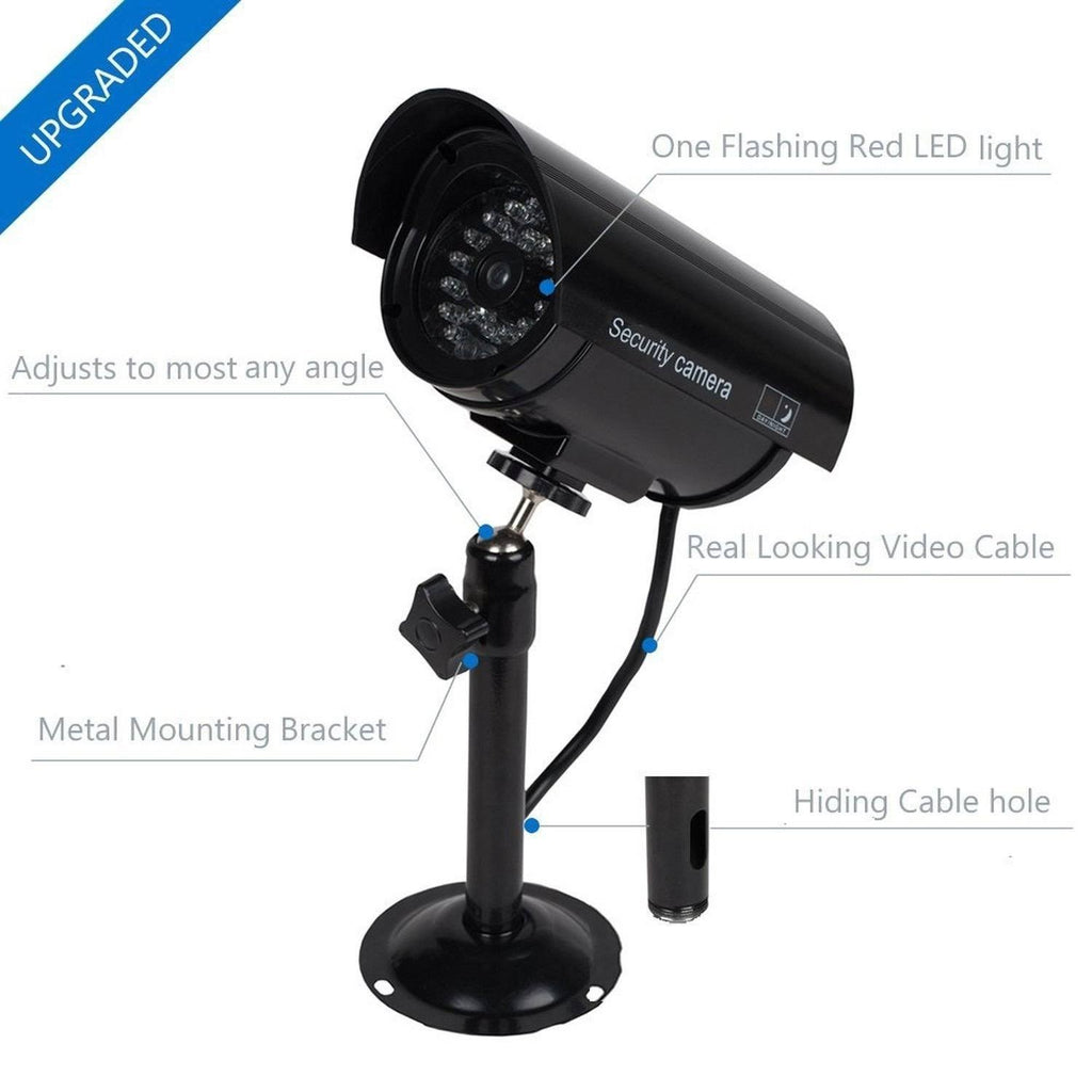 Dome Camera with LED Light and Warning Sticker V525907