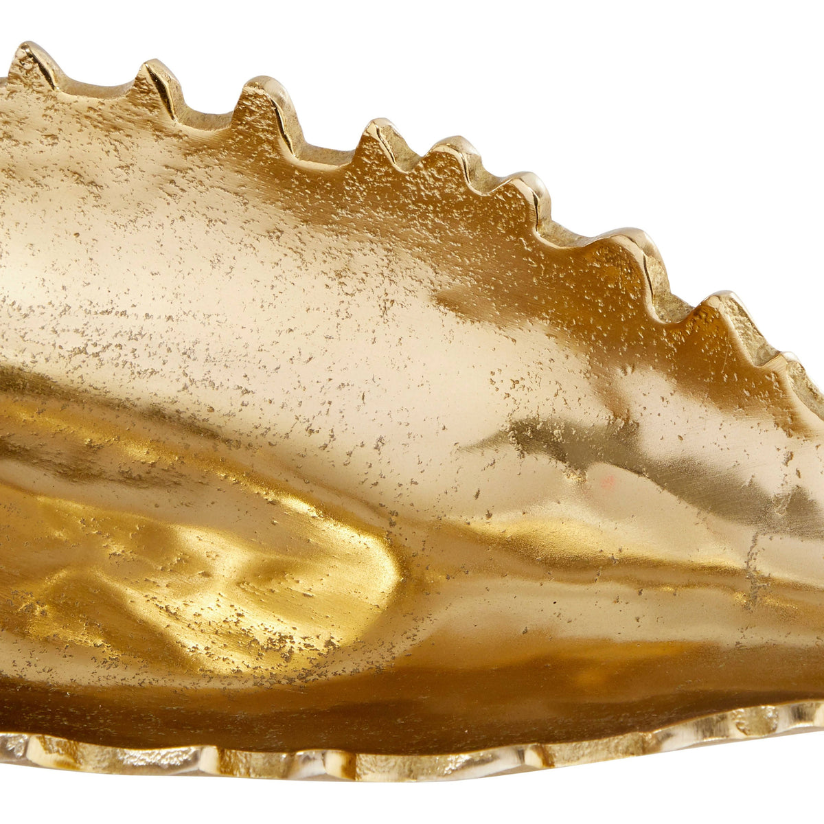 Large Metallic Gold Metal Boat Trays, Set of 3 T3188