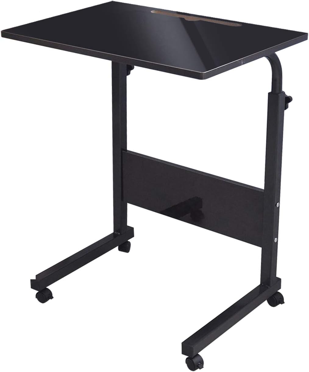 Height Adjustable Sofa Side Table with Wheels F217