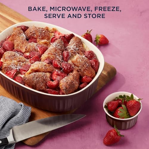 10-Piece Ceramic Bakeware Set with Lids K64491