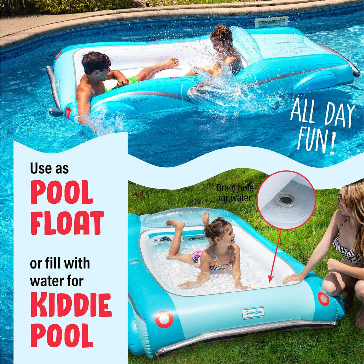 Car Pool Float Inflatable Ride On Pool Float V737129