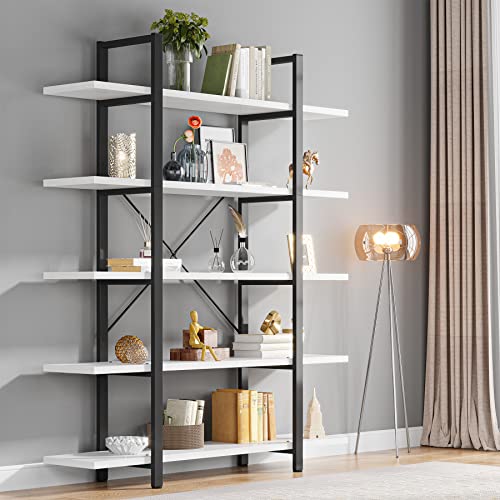 5-Tier Black Bookshelf K10308