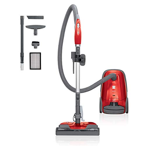 Lightweight Bagged Canister Vacuum Cleaner with HEPA and 4 Cleaning Tools K335527