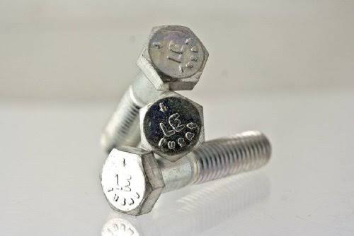 7/8-9 x 4 1/2 Grade 5 Hex Cap Screw Zinc Plated (40) A7289