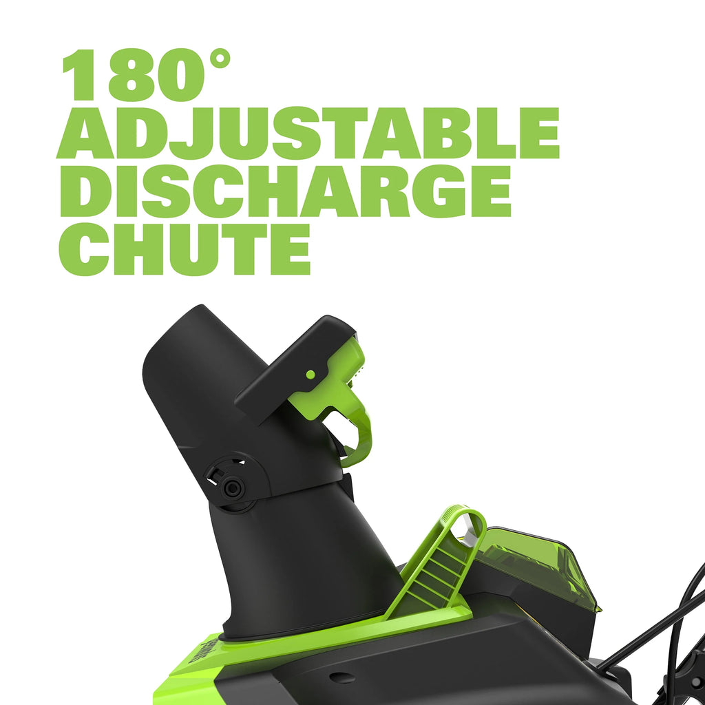 40V 20-inch Cordless Brushless Snow Blower with 4.0 Ah Battery and Charger Z520266