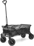 Red Collapsible Folding Wagon Cart V5243