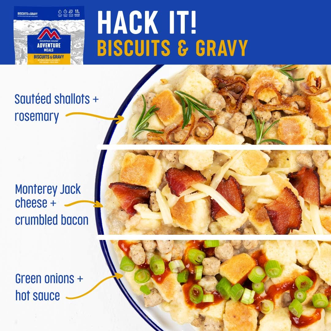 6-Pack Freeze Dried Biscuits & Gravy F681