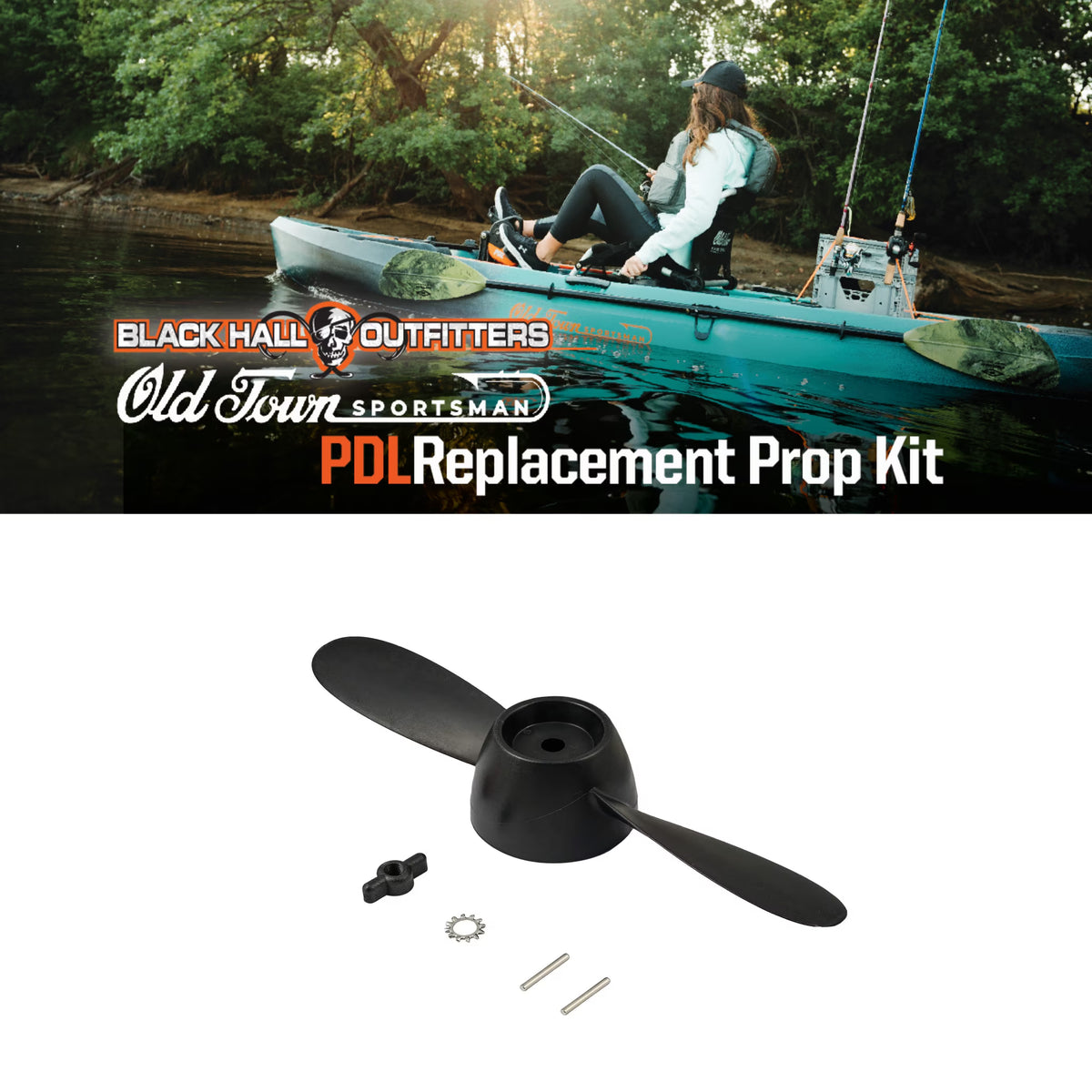 Spare Prop Kit with Floating Nut, Washer & Shear Pin G962975