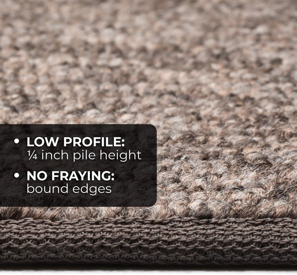 Skid-Resistant Carpet Runner Pebble Gray 20 Feet X 27 Inches H41824