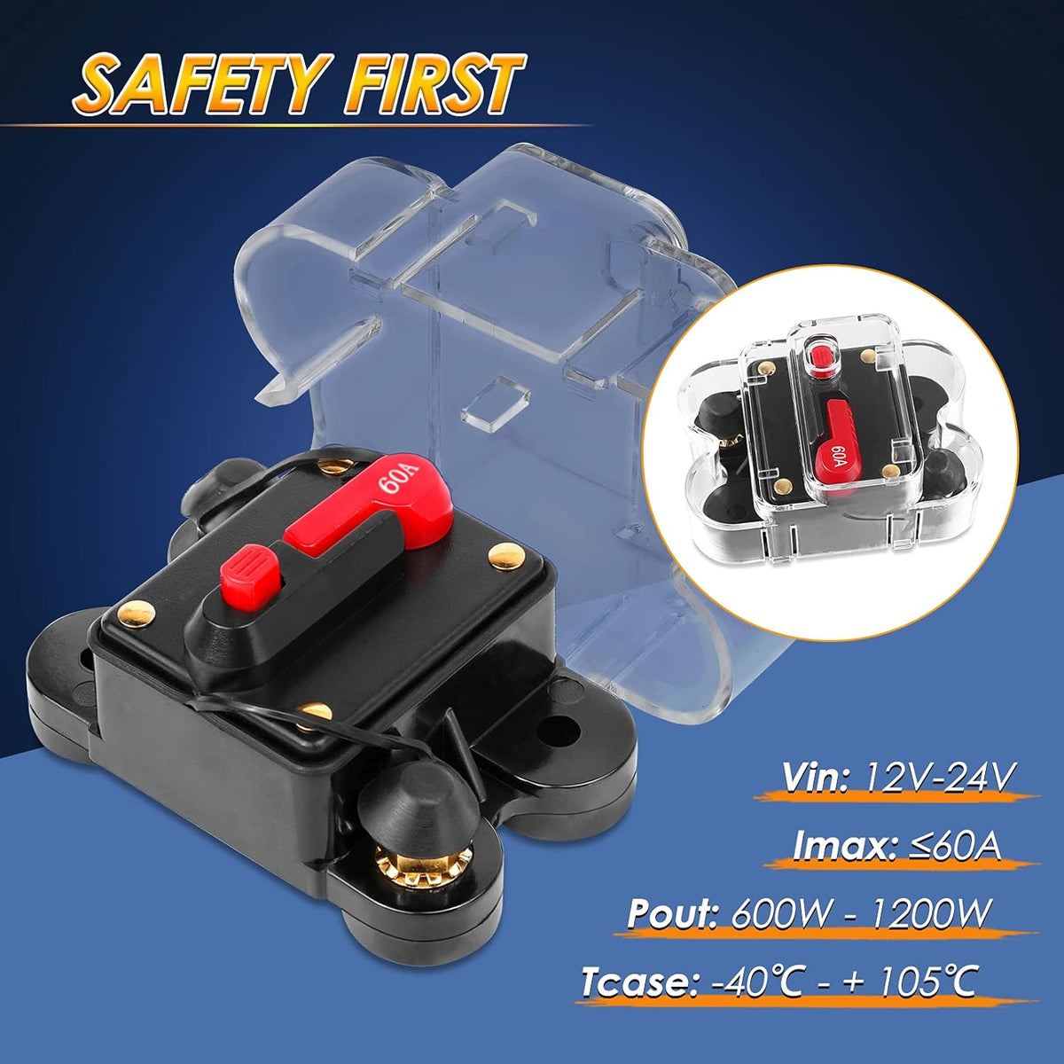 8 Gang Switch Panel with Label Stickers and Harness S75750
