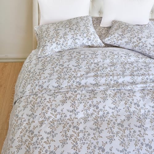4-Piece 100% Turkish Cotton Flannel Sheet Set Queen R221