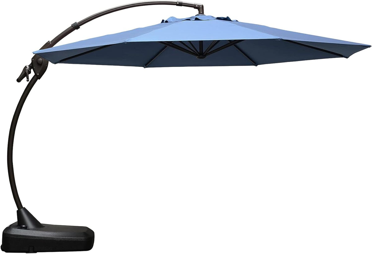 11 FT Curvy Aluminum Offset Cantilever Umbrella L593972