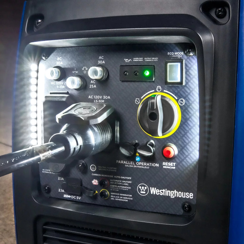3700 Peak Watt Gas Powered Portable Inverter Generator with CO Sensor J988