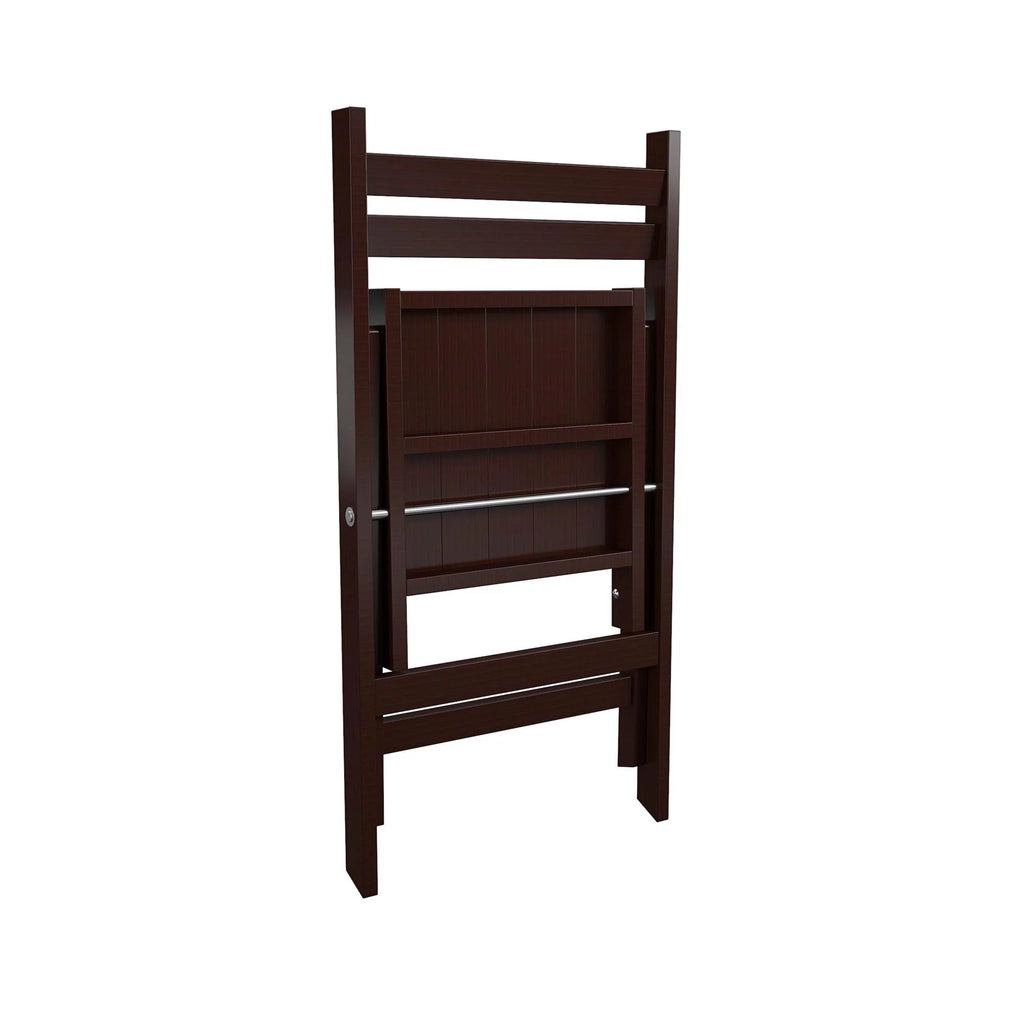 Dark Mahogany Folding Wood Chair, 2-Pack F65003