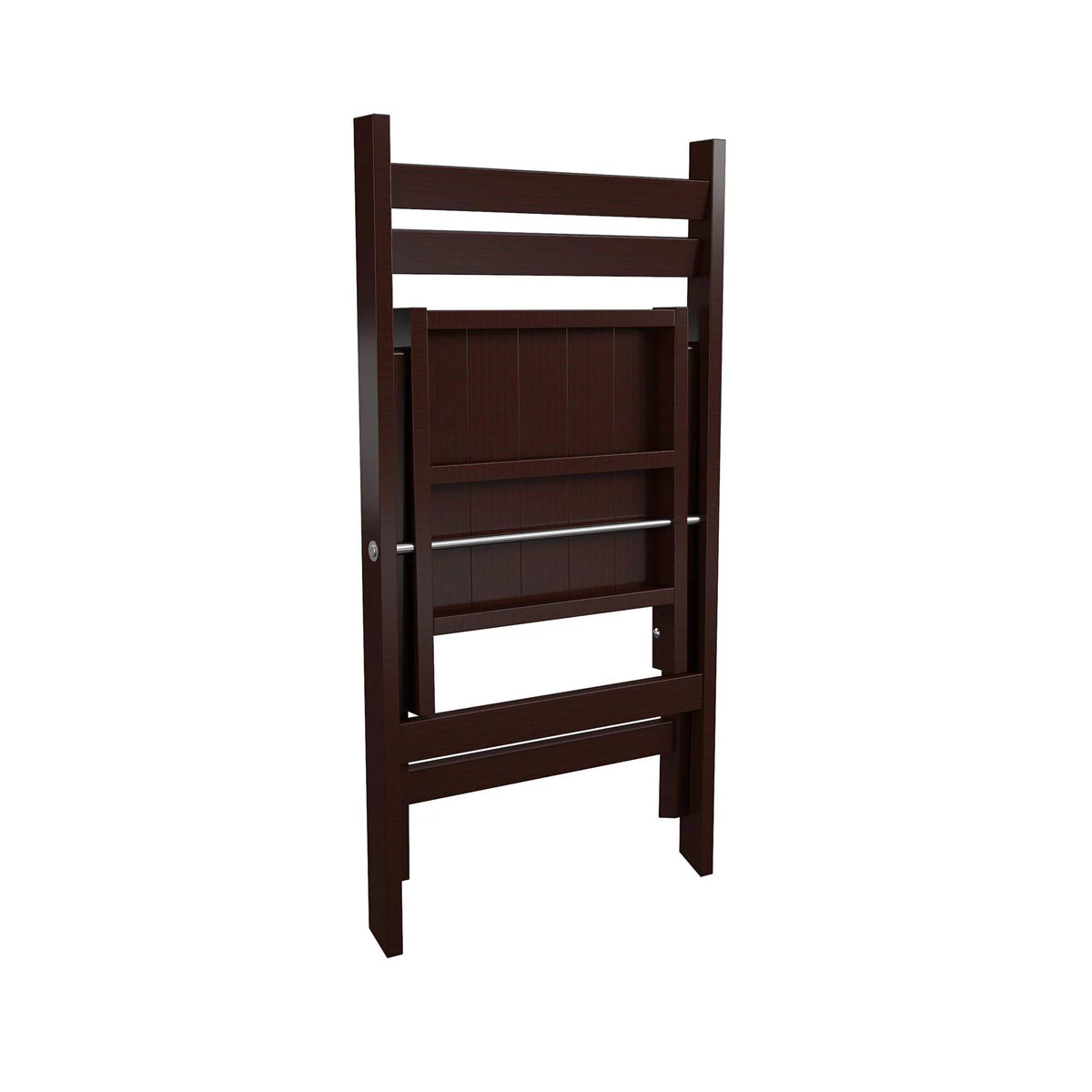 Dark Mahogany Folding Wood Chair, 2-Pack F65003