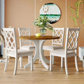 Solid Wood 5-Piece Round Dining Table and Chairs Set R923614