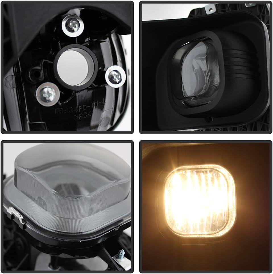 Smoked Bumper Driving Lamps Fog Lights Assembly Q882054