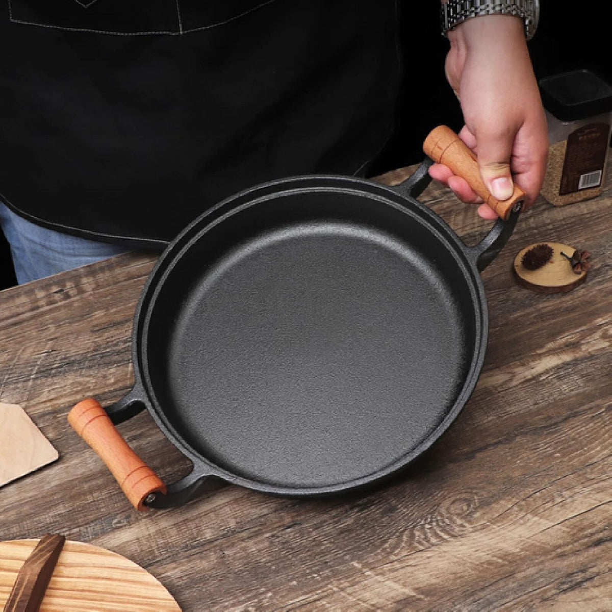 Cast Iron Skillet with Double Assist Handle G3339
