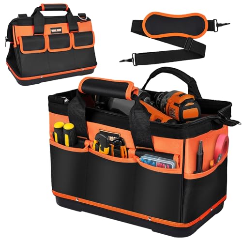 16 Inch Heavy Duty Tool Bag Organizer with Adjustable Strap N508